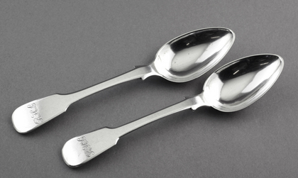 Cape Silver Tea Spoons (Pair) - JJ Vos